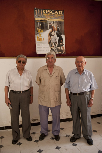 Blanco, Luque y Rivero, tres vidas unidas al cine en Estepa