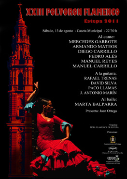 Cartel del Polvorón Flamenco 2011
