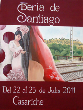 Cartel Feria Casariche 2011, Marisol Carrascosa