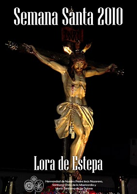 Cartel anunciador de la Semana Santa loreña