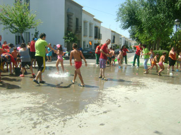 Fiesta del agua en Osuna