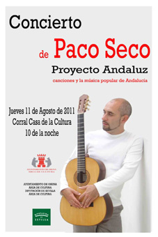 El guitarrista Paco Seco actuará en Osuna