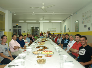 participantes en curso de cocina para hombres